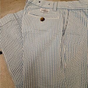 Vineyard Vines Blue and White Seersucker Kids Pants